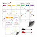 Magnetic Calendar for Fridge Monthly Weekly Planner 