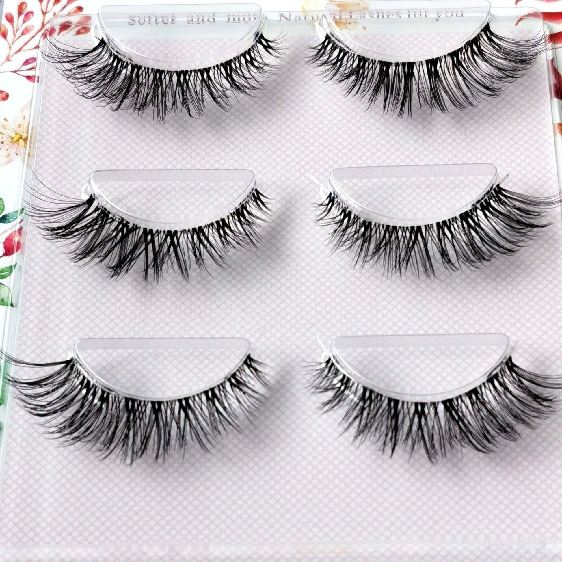 NEW 3 Pairs 3D Mink Lashes