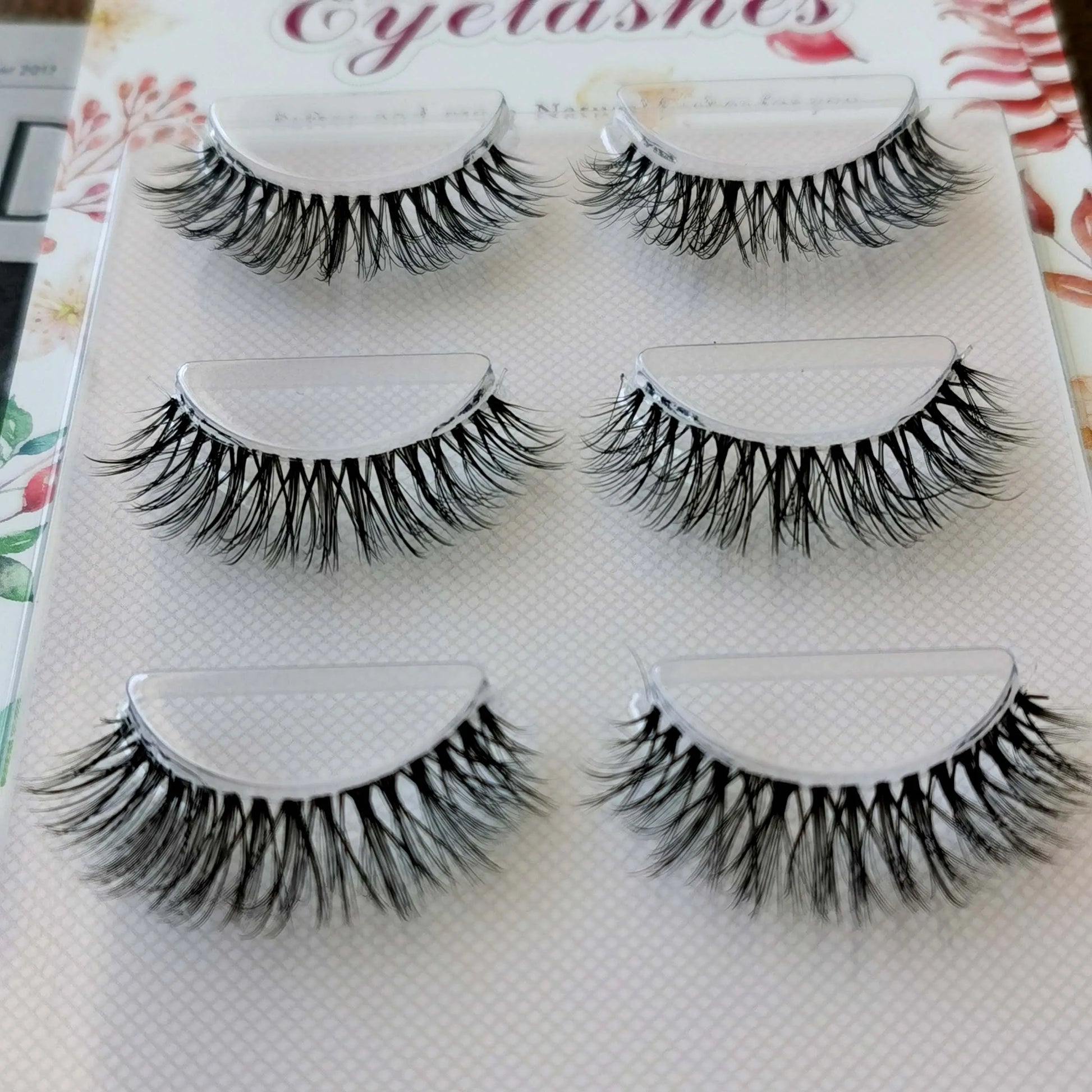 NEW 3 Pairs 3D Mink Lashes