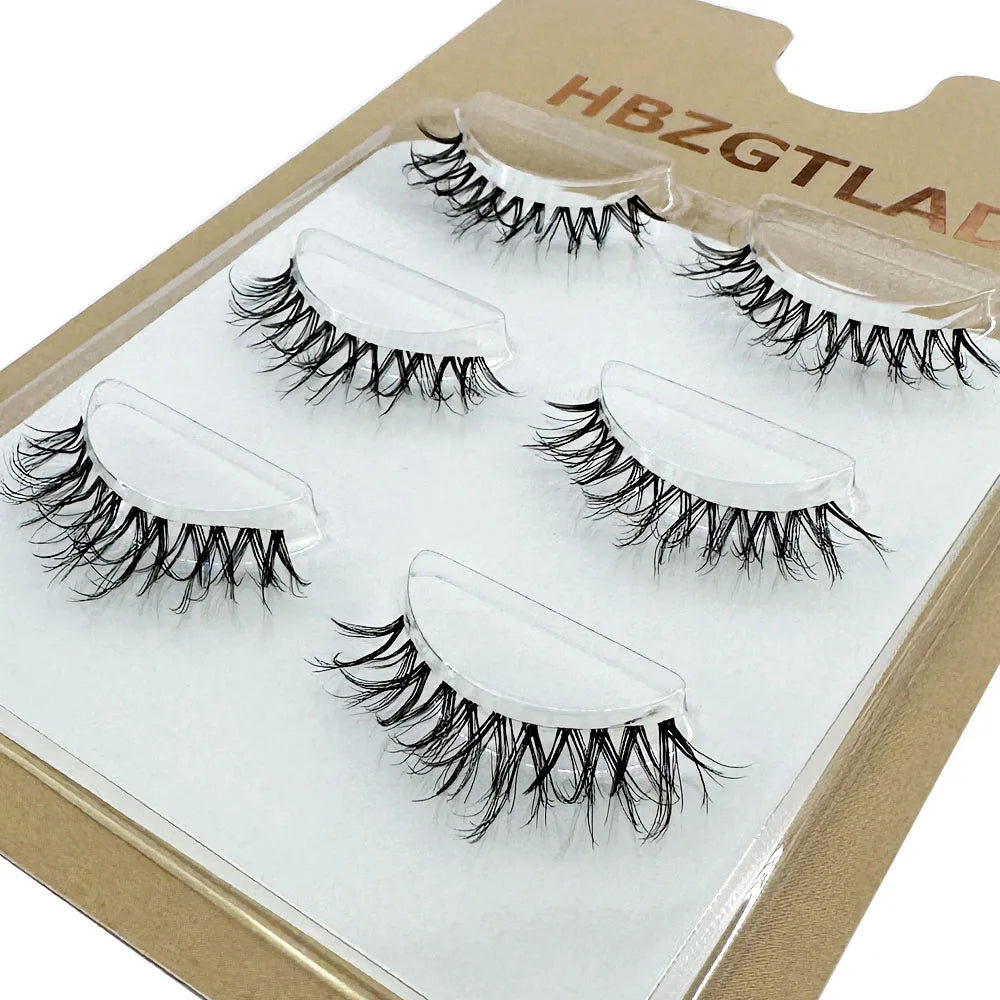 NEW 3 Pairs 3D Mink Lashes