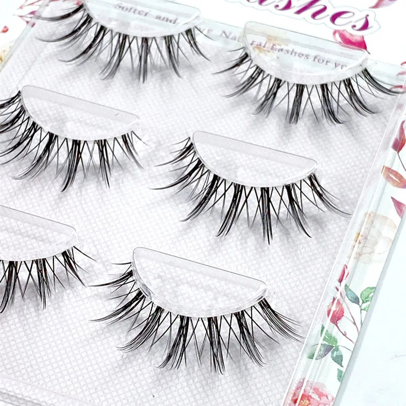 NEW 3 Pairs 3D Mink Lashes