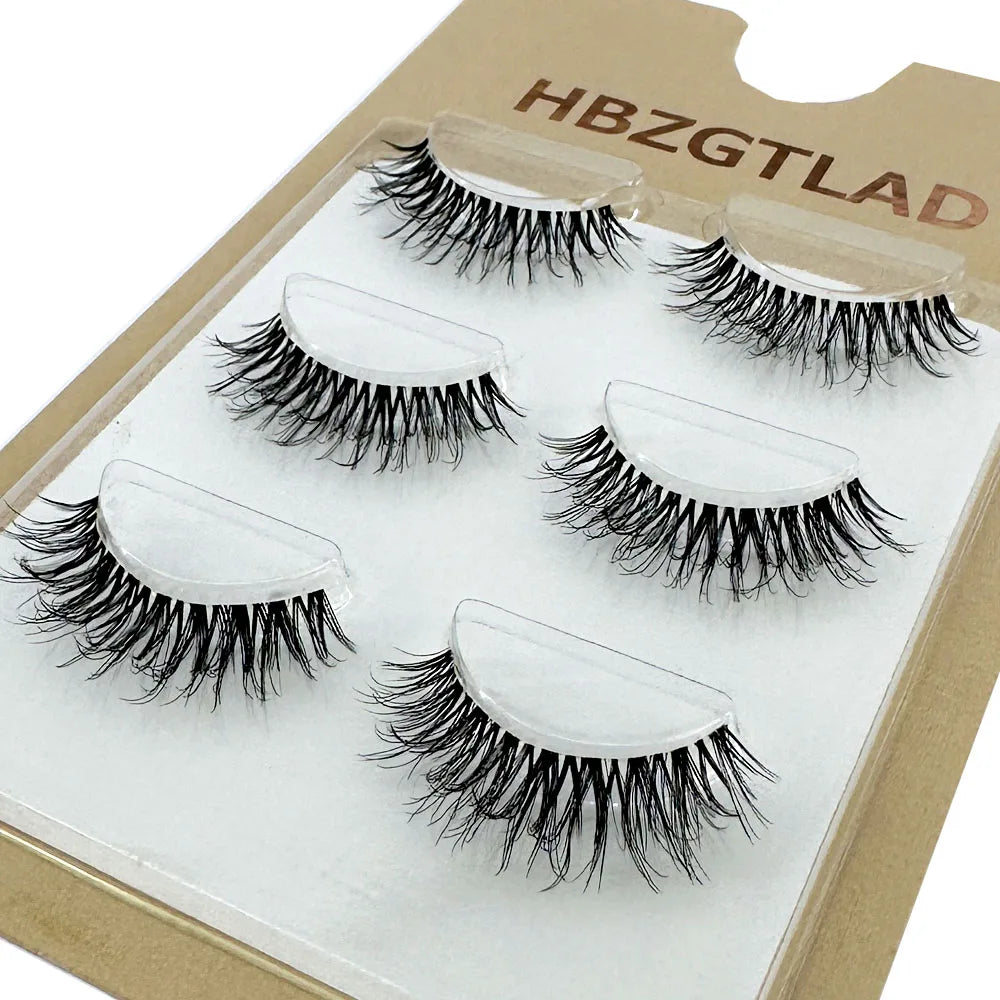 NEW 3 Pairs 3D Mink Lashes