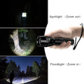 High Power Led Flashlights Camping Torch 5 Lighting Modes Aluminum Alloy Zoomable Light Waterproof Material Use 3 AAA Batteries