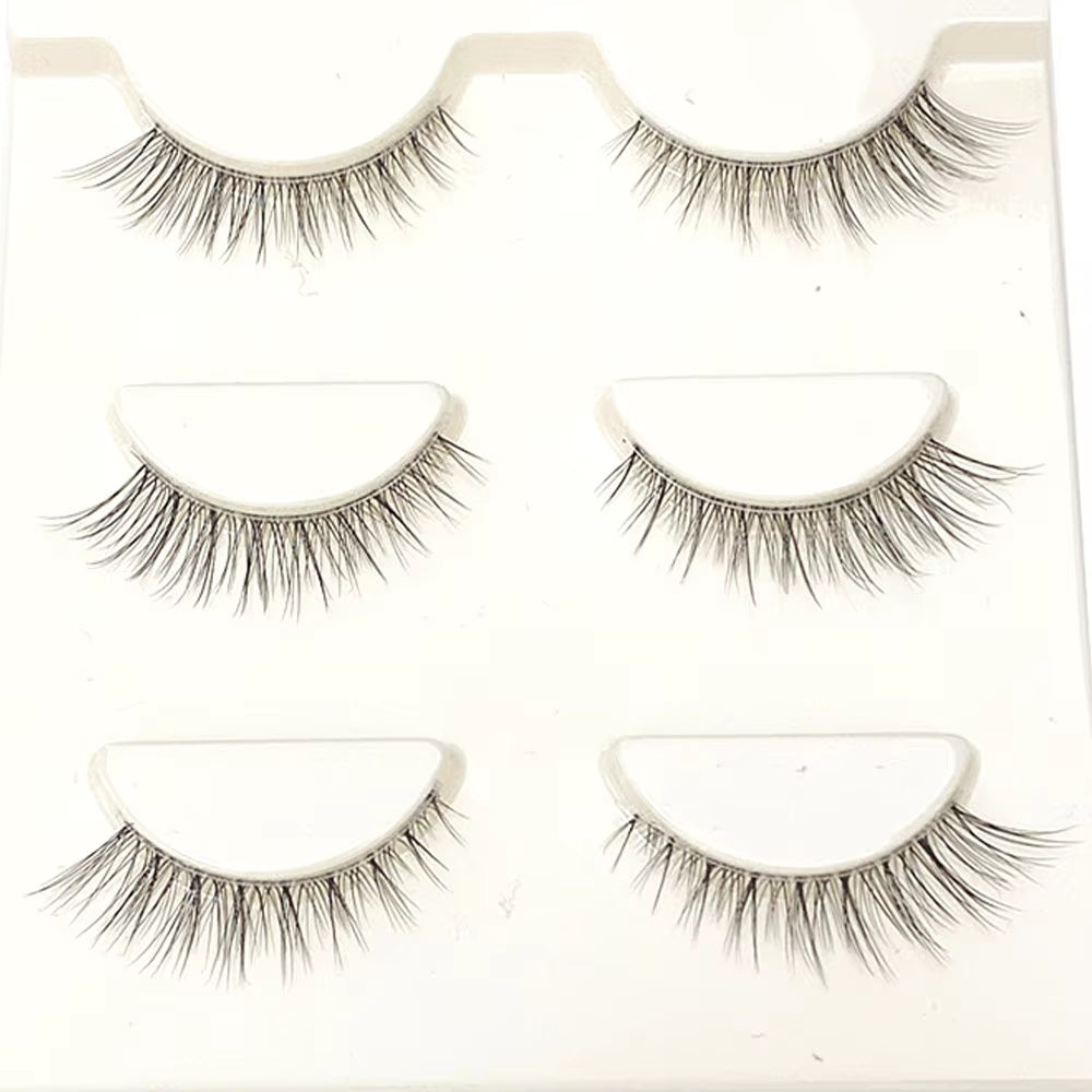 NEW 3 Pairs 3D Mink Lashes