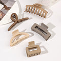 5 Pcs Mixed Colors and Shapes Big Hair Claw Clips for Women Girls Thin Thick Curly Hair, Strong Hold Jaw Clips.