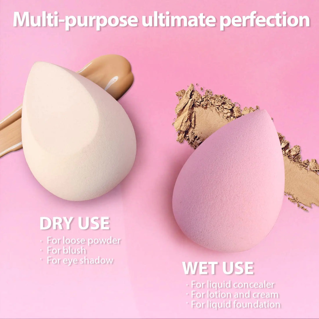 Foonbe 7-Piece Makeup Sponge Set